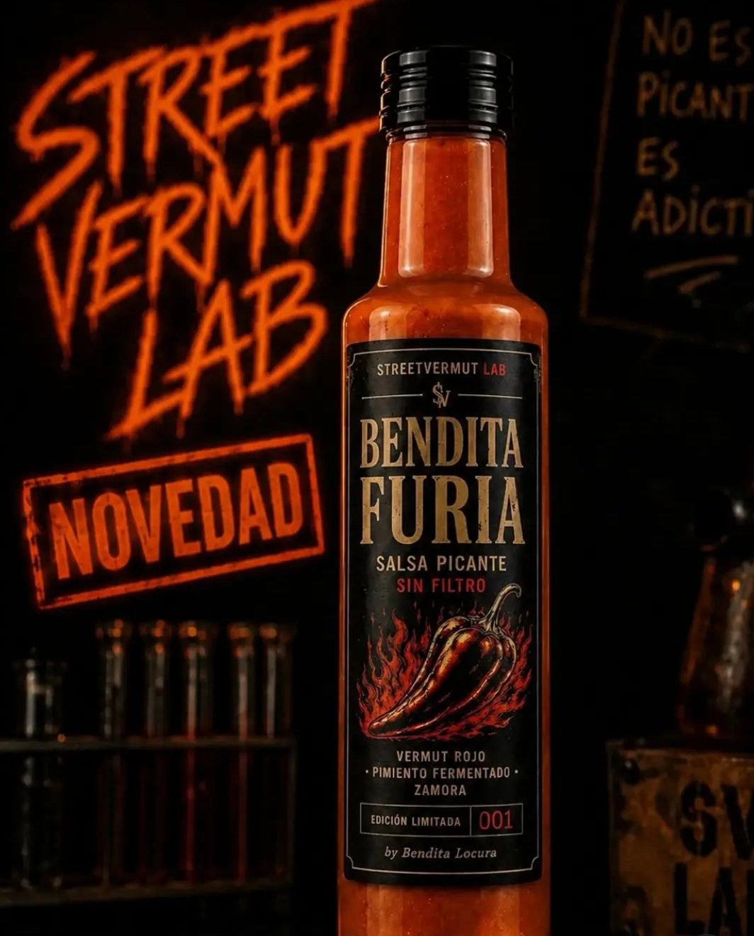 BENDITA FURIA SALSA DE VERMUT 100 ml