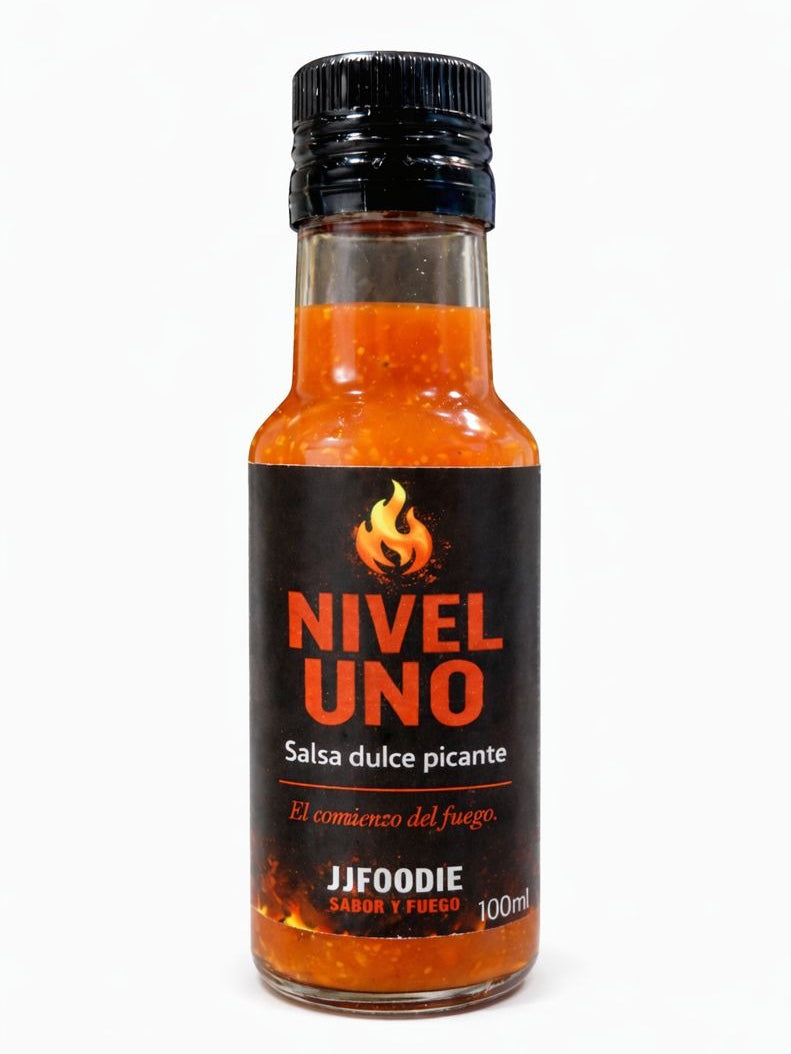 Salsa NIVEL UNO - Salsa Dulce Picante Artesanal con Habanero