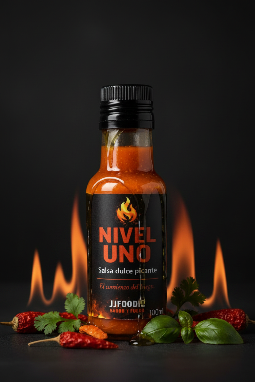 Salsa NIVEL UNO - Salsa Dulce Picante Artesanal con Habanero