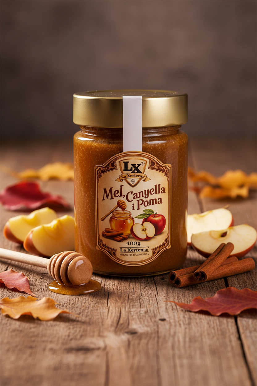 Miel con Manzana y Canela La Xertense 400 g
