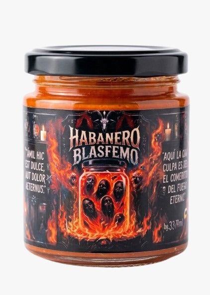 HABANERO BLASFEMO - PURÉ DE HABANERO ARTESANAL 245 ml