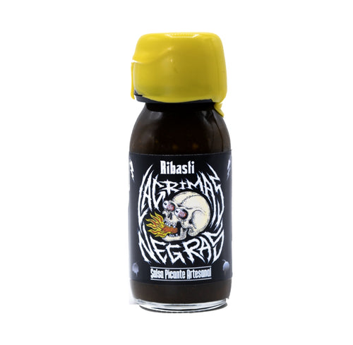 Lágrimas Negras — Salsa Picante Extrema Artesanal Ribasti 60 ml