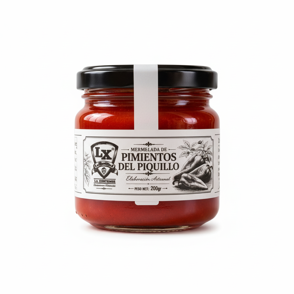 Mermelada de Pimiento del Piquillo Navarro Artesana. 200 g. | Gourmet 100% Natural